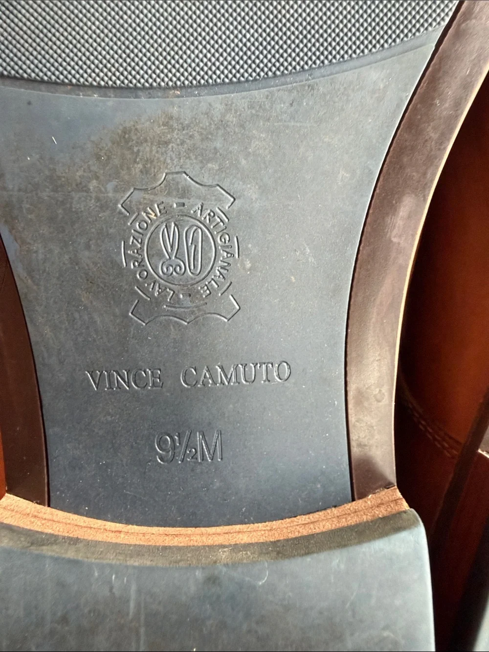 Vince Camino Men's Leather Derby Shoes in Brown